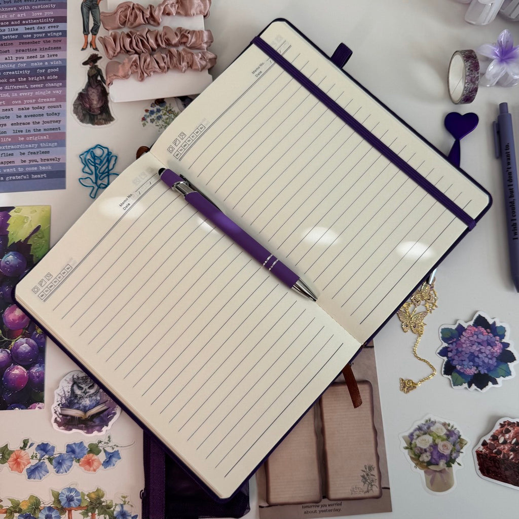 Purple Aesthetic Stationery Gift Set