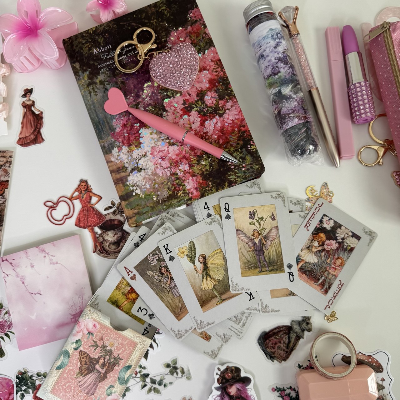 Soft Pink Vintage Journal Kit