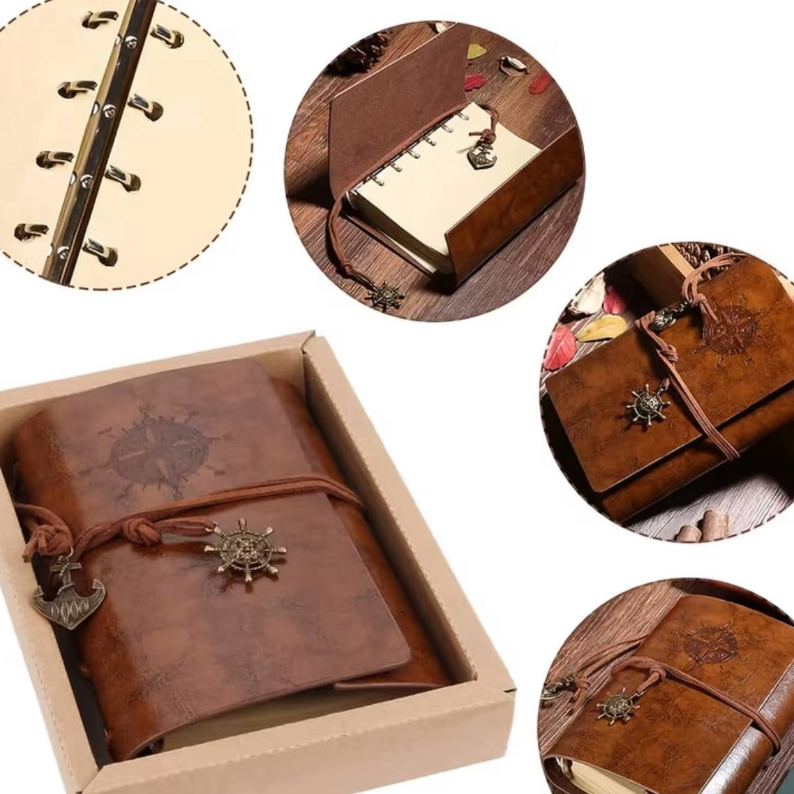 Vintage Leather Jornal Notebook