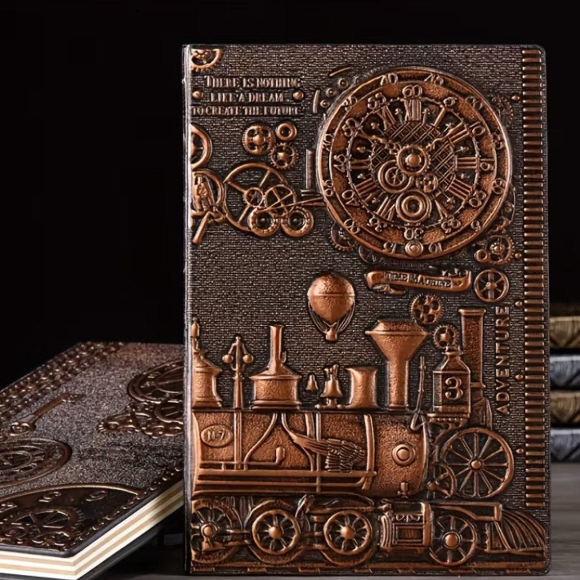 Vintage Steampunk Leather Journal