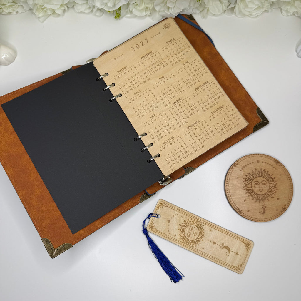 Blue Sun & Moon Journal Gift Set