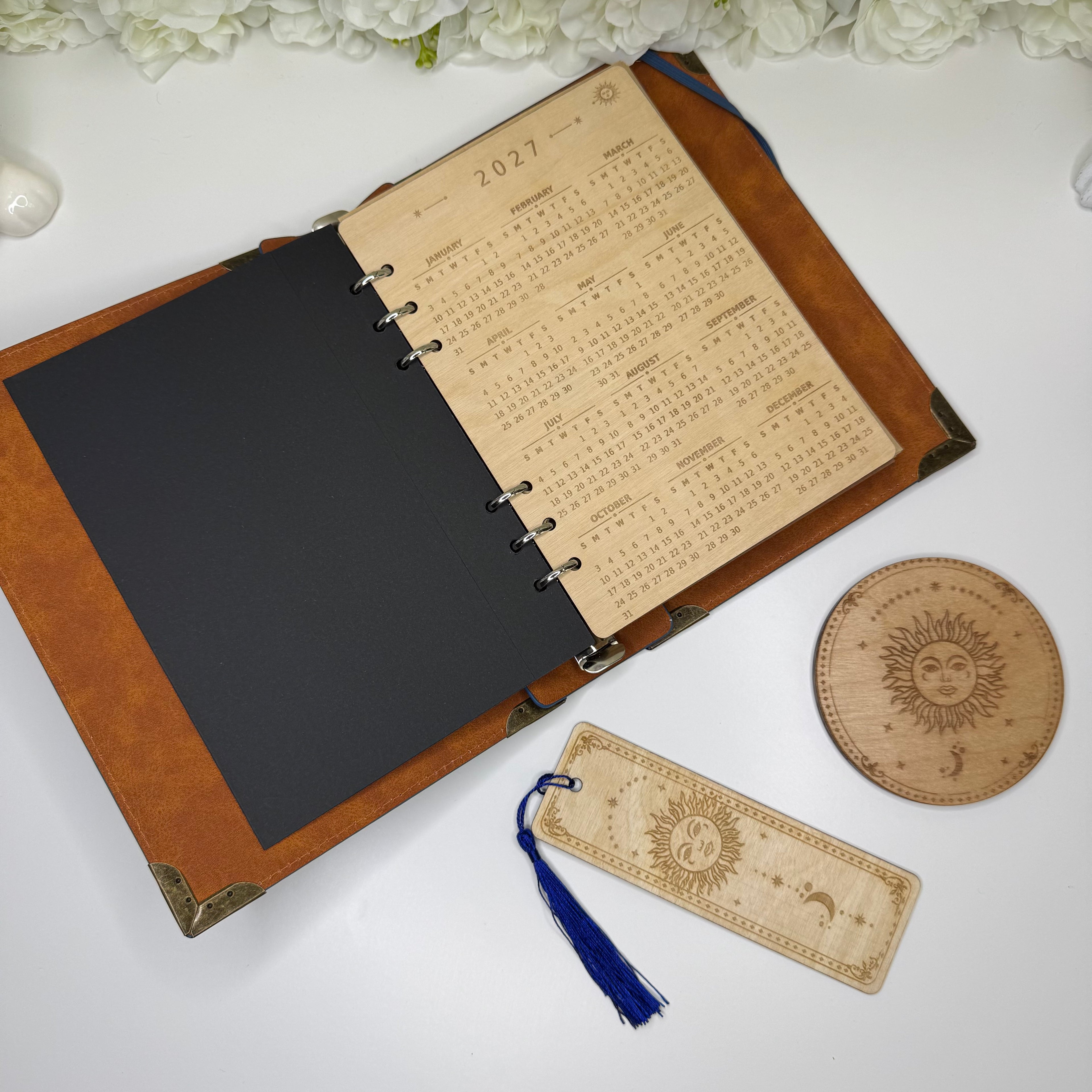 Blue Sun & Moon Journal Gift Set