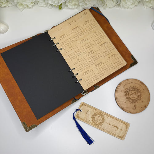 Blue Sun & Moon Journal Gift Set