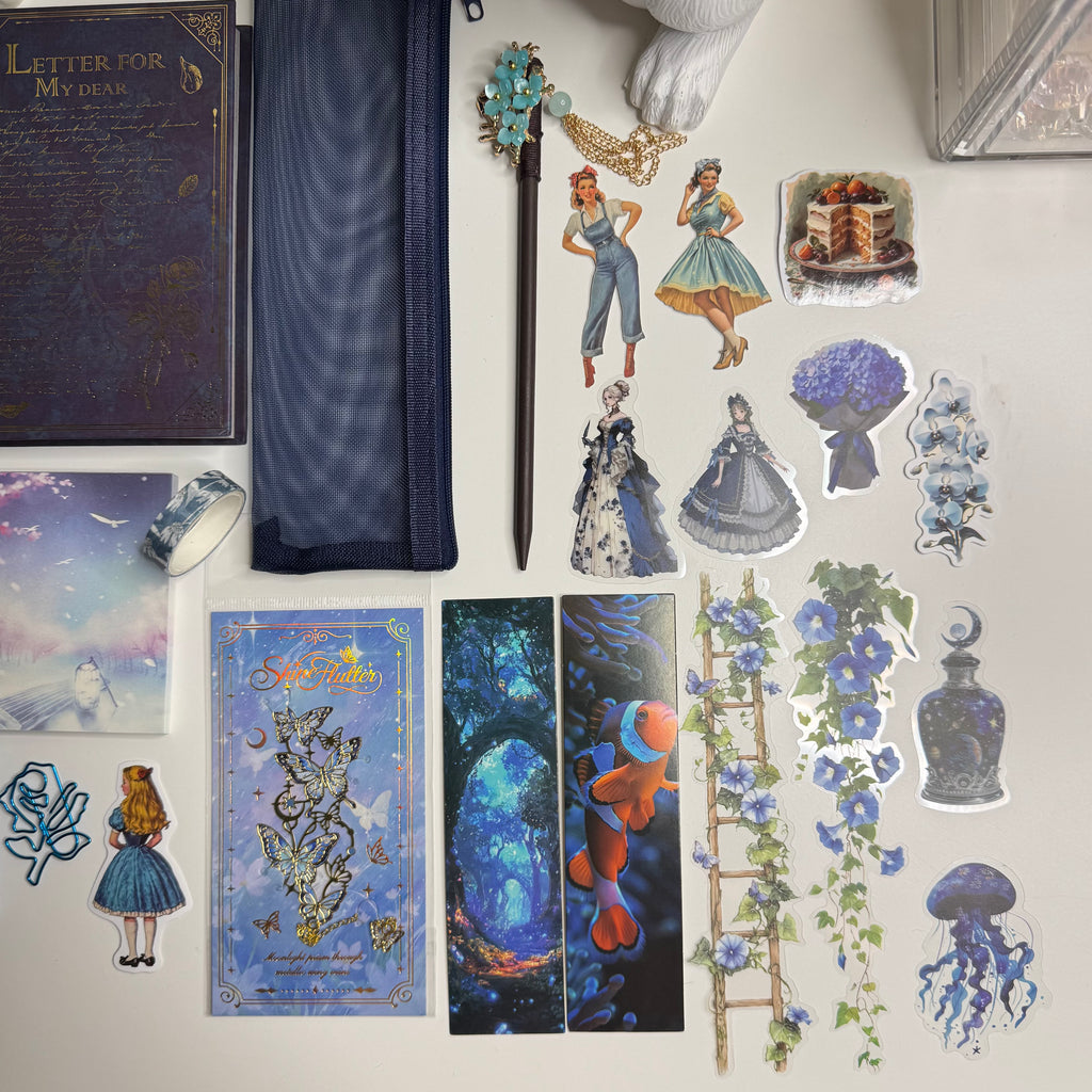 Ambition Blue Journal Gift Set – Large Leather Notebook Collection