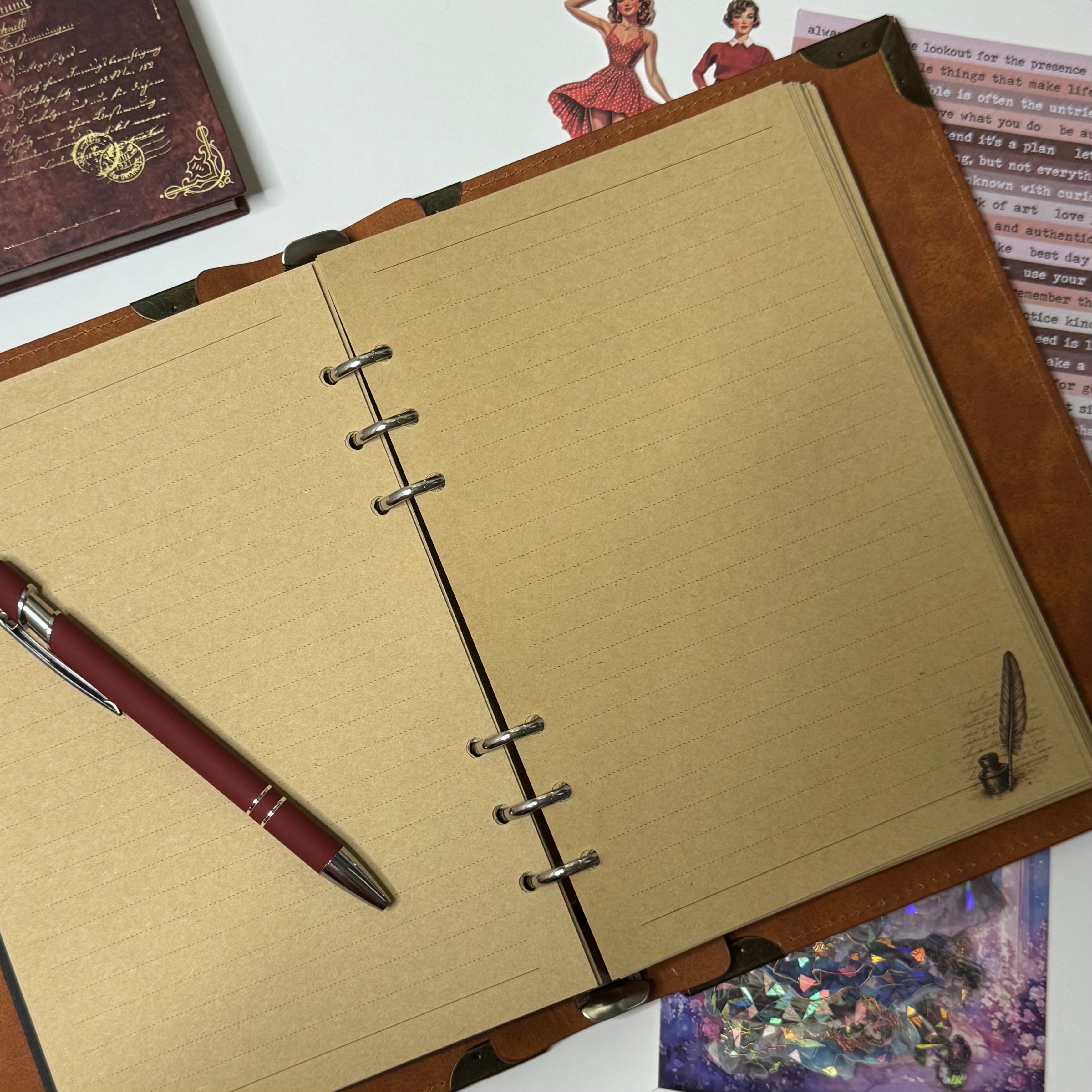 Vintage Story Journal Gift Set
