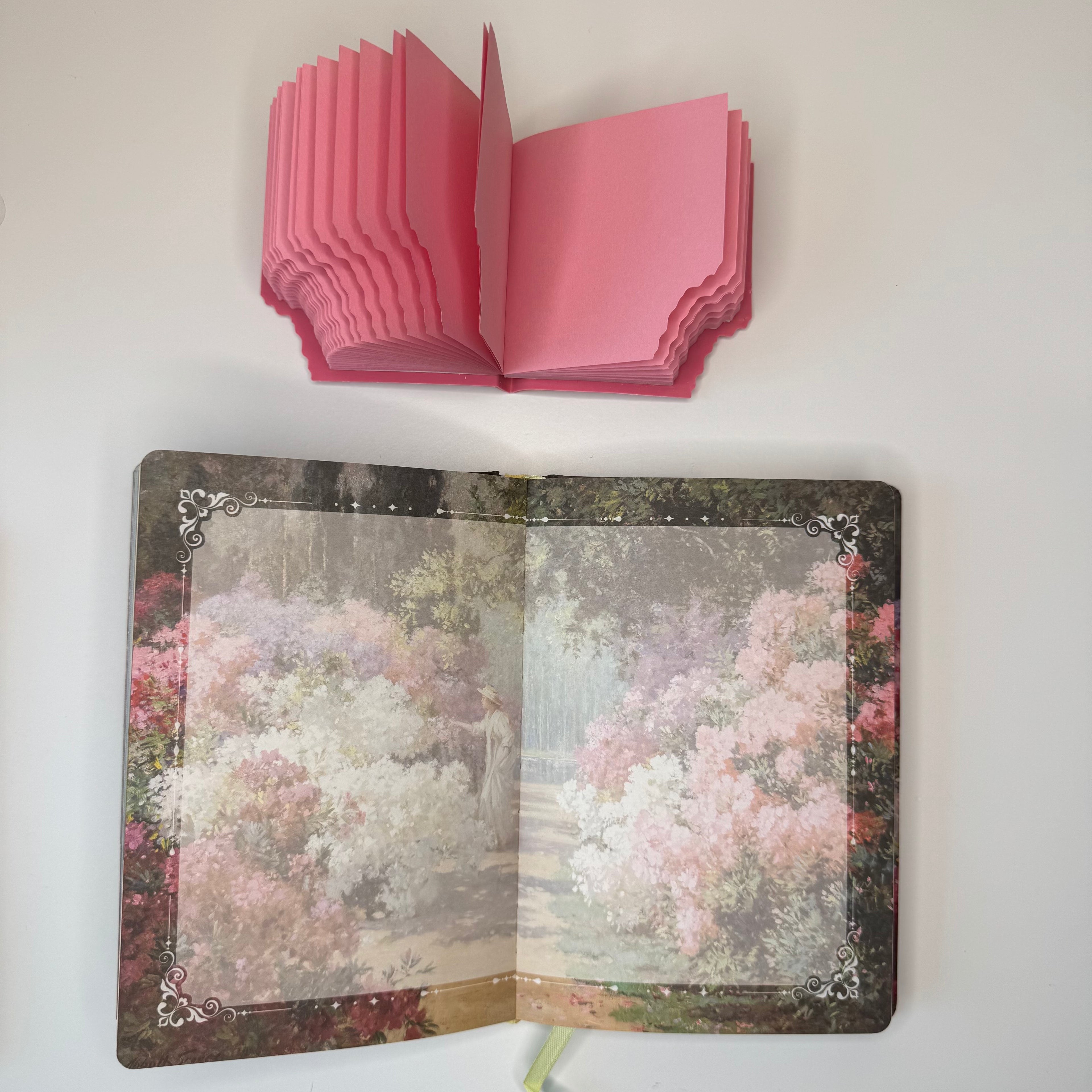 Pink Floral Journal Gift Set with Notebook & Stationery