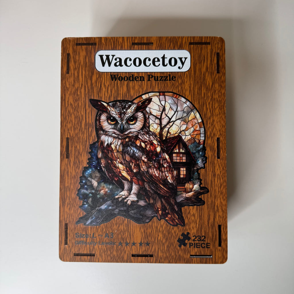 Unique Wooden Jigsaw Puzzle – Whimsical Animal & Fantasy Designs